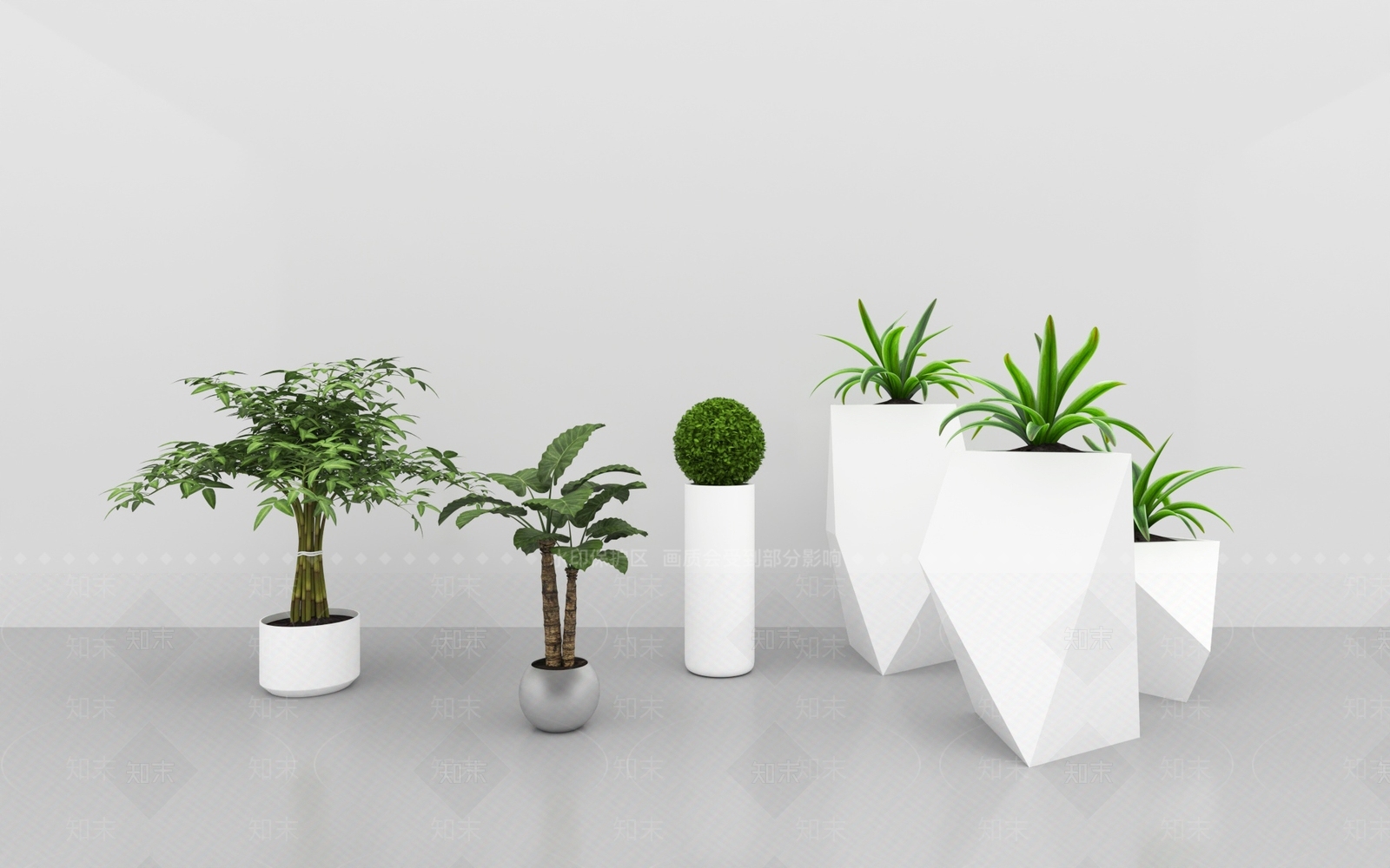 盆栽3D模型下载【ID:1192459573】