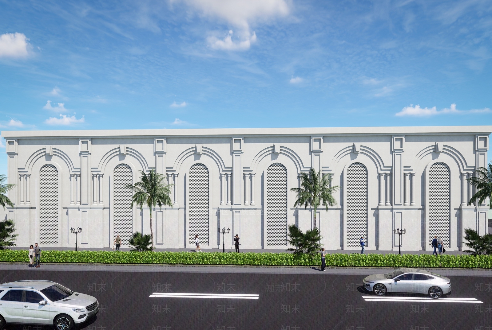 欧式其他商业建筑SU模型下载【ID:1192461256】