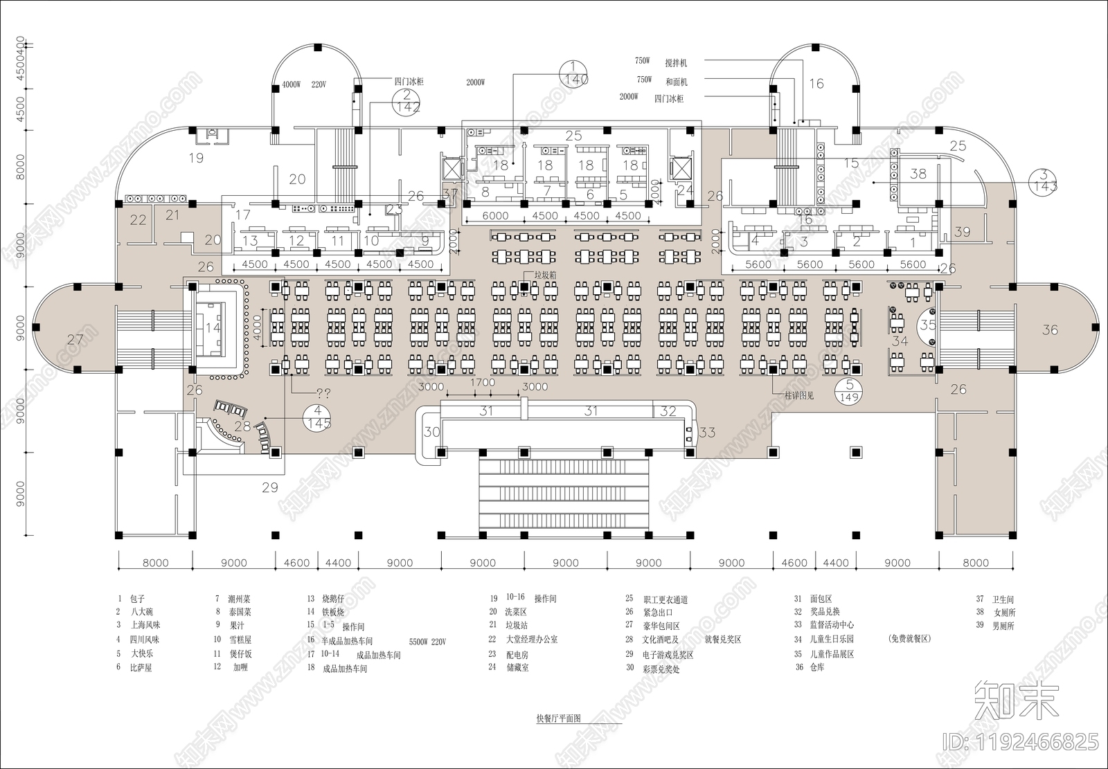 工装平面图施工图下载【ID:1192466825】