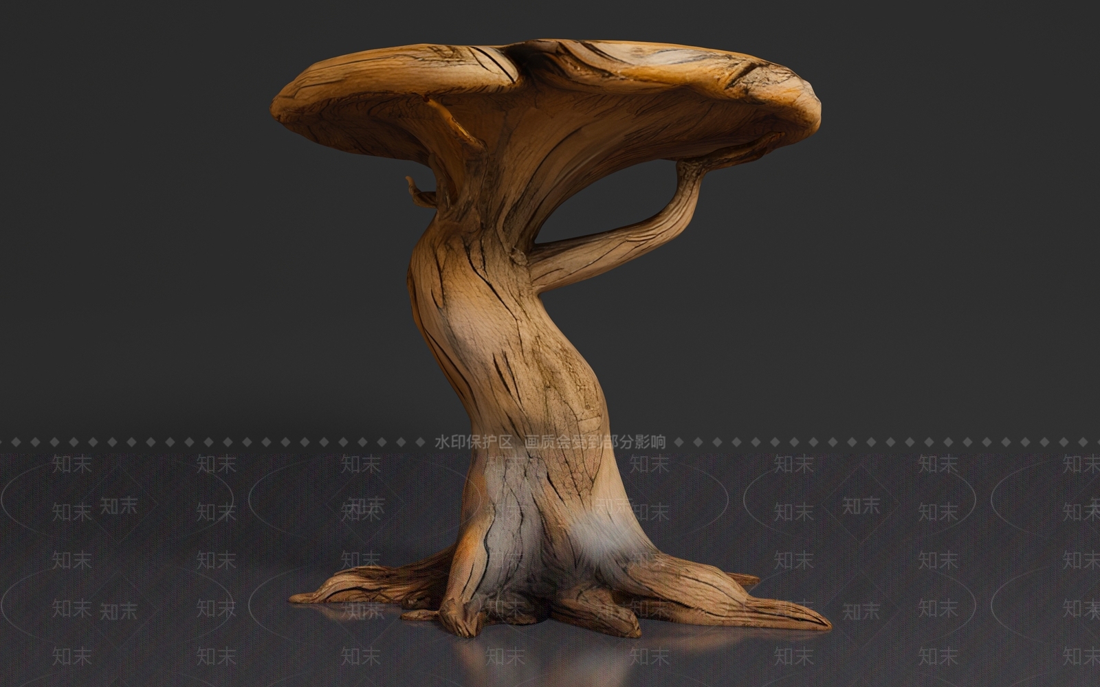 现代中式其他桌子3D模型下载【ID:1192483730】