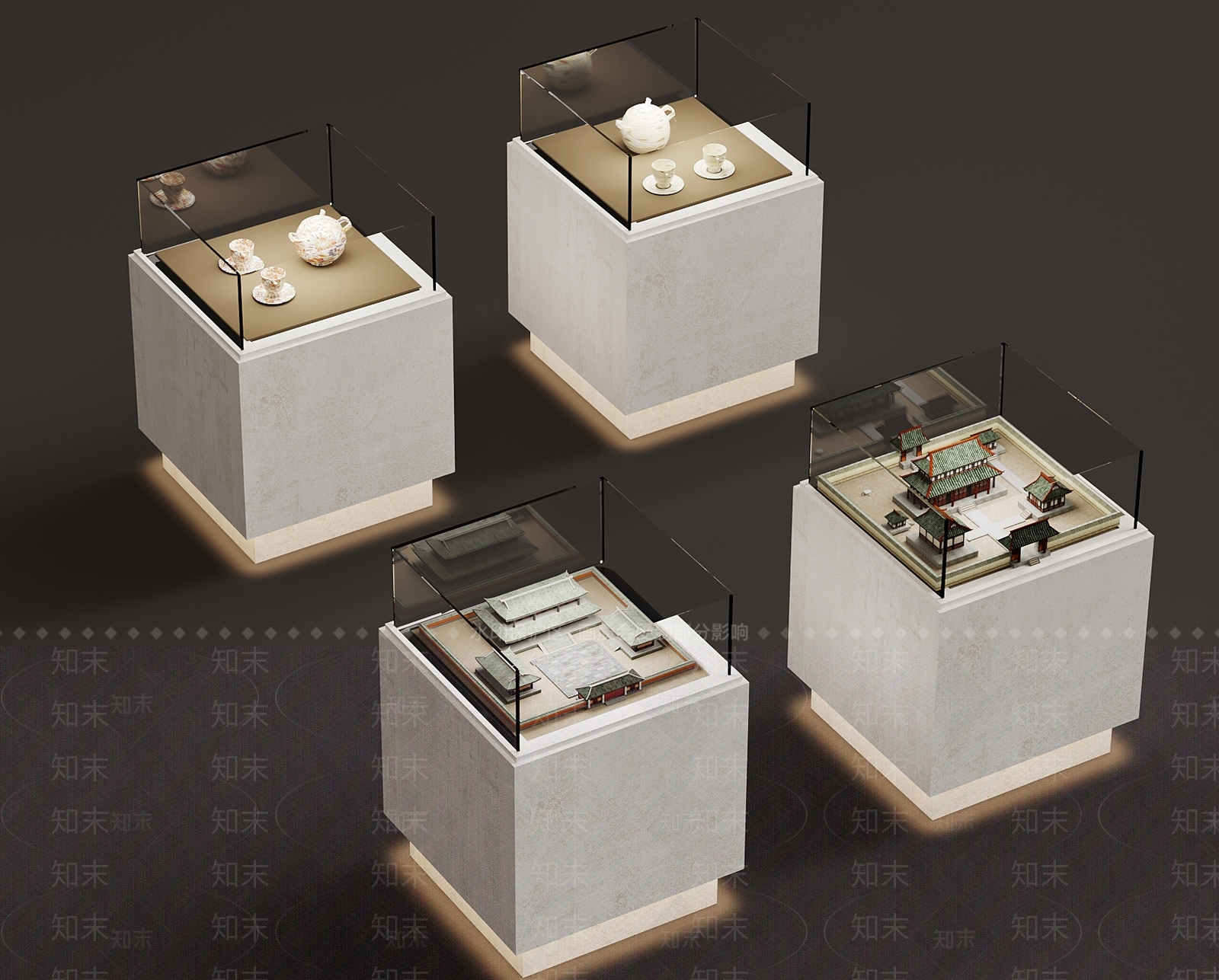 展柜SU模型下载【ID:1192484038】