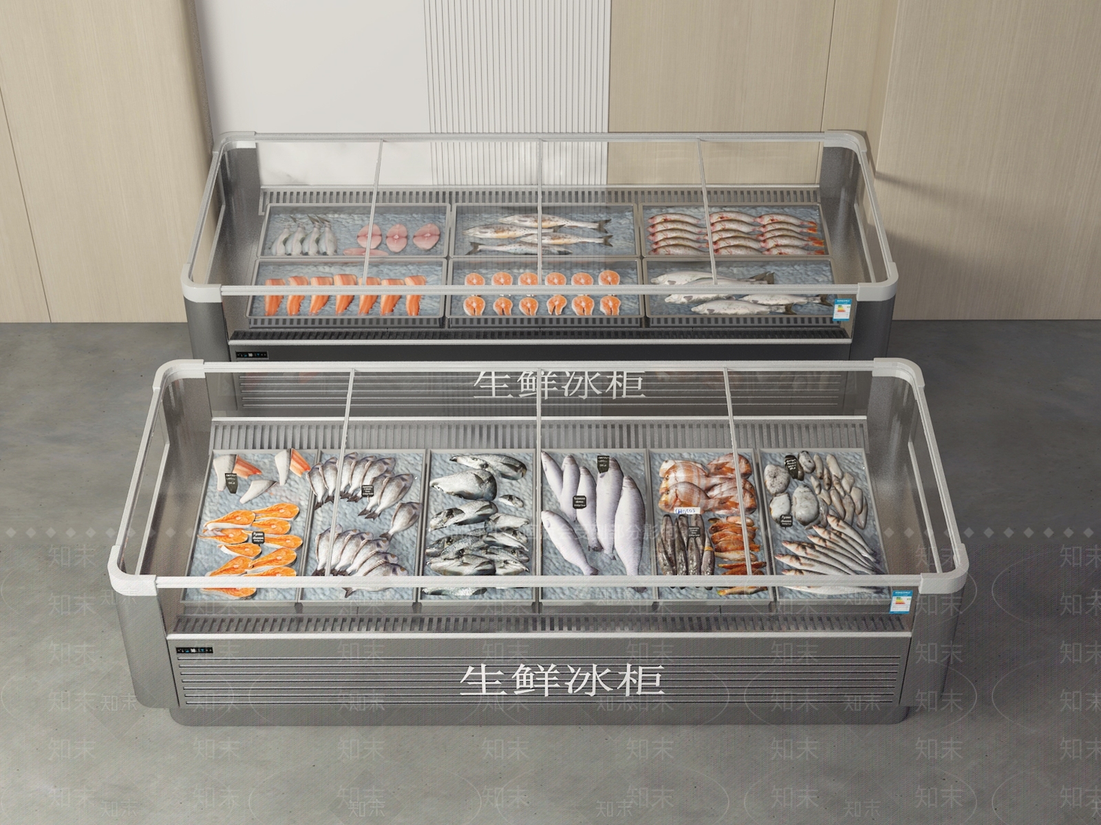冰柜SU模型下载【ID:1192494069】