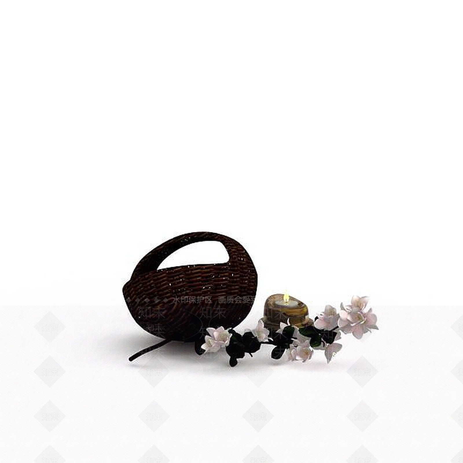 现代摆件组合3D模型下载【ID:1192493636】