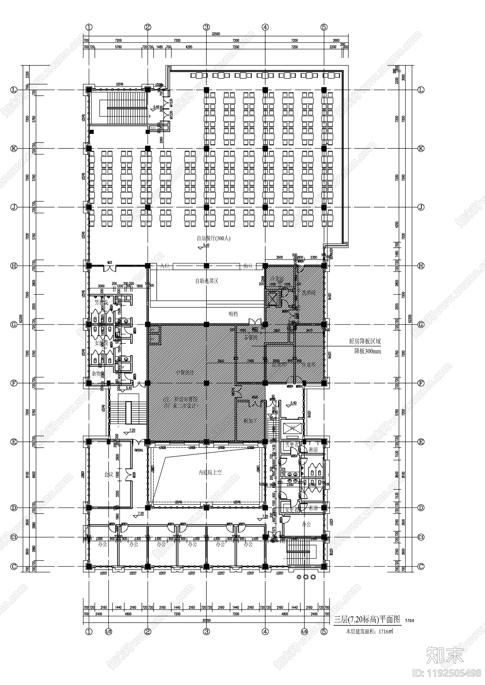 现代学校建筑cad施工图下载【ID:1192505498】