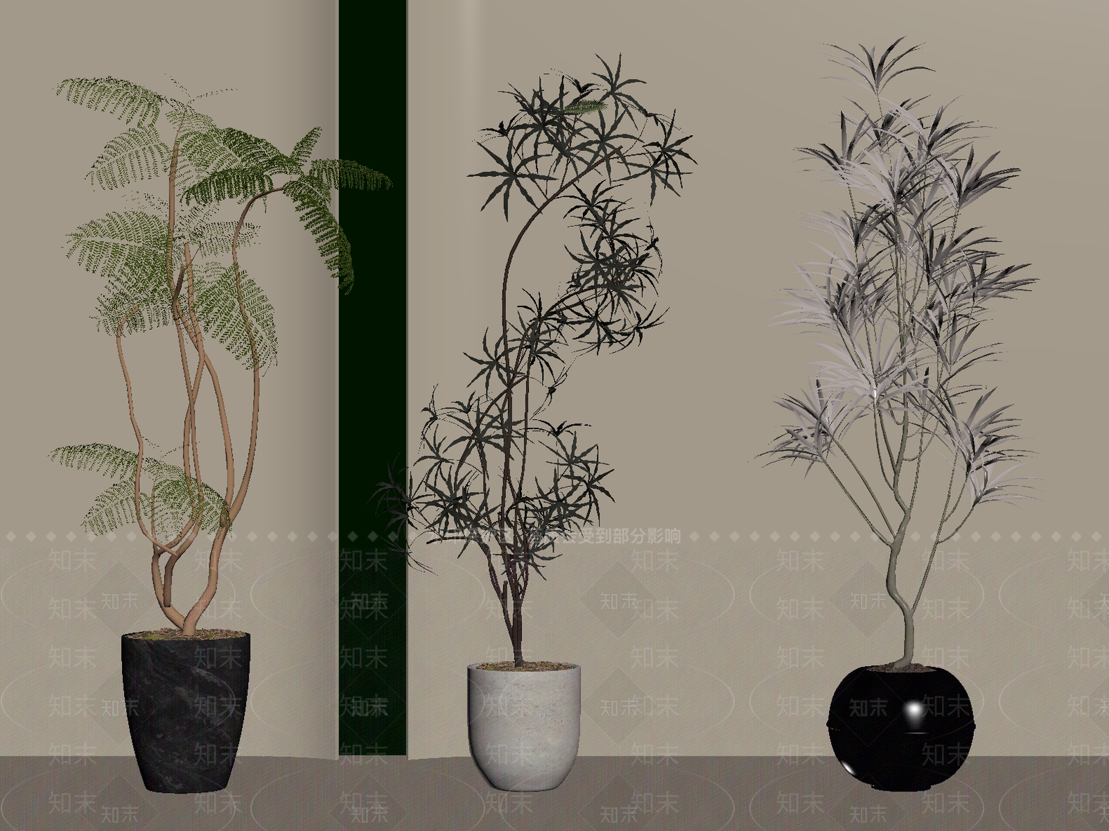 盆栽SU模型下载【ID:1192508078】