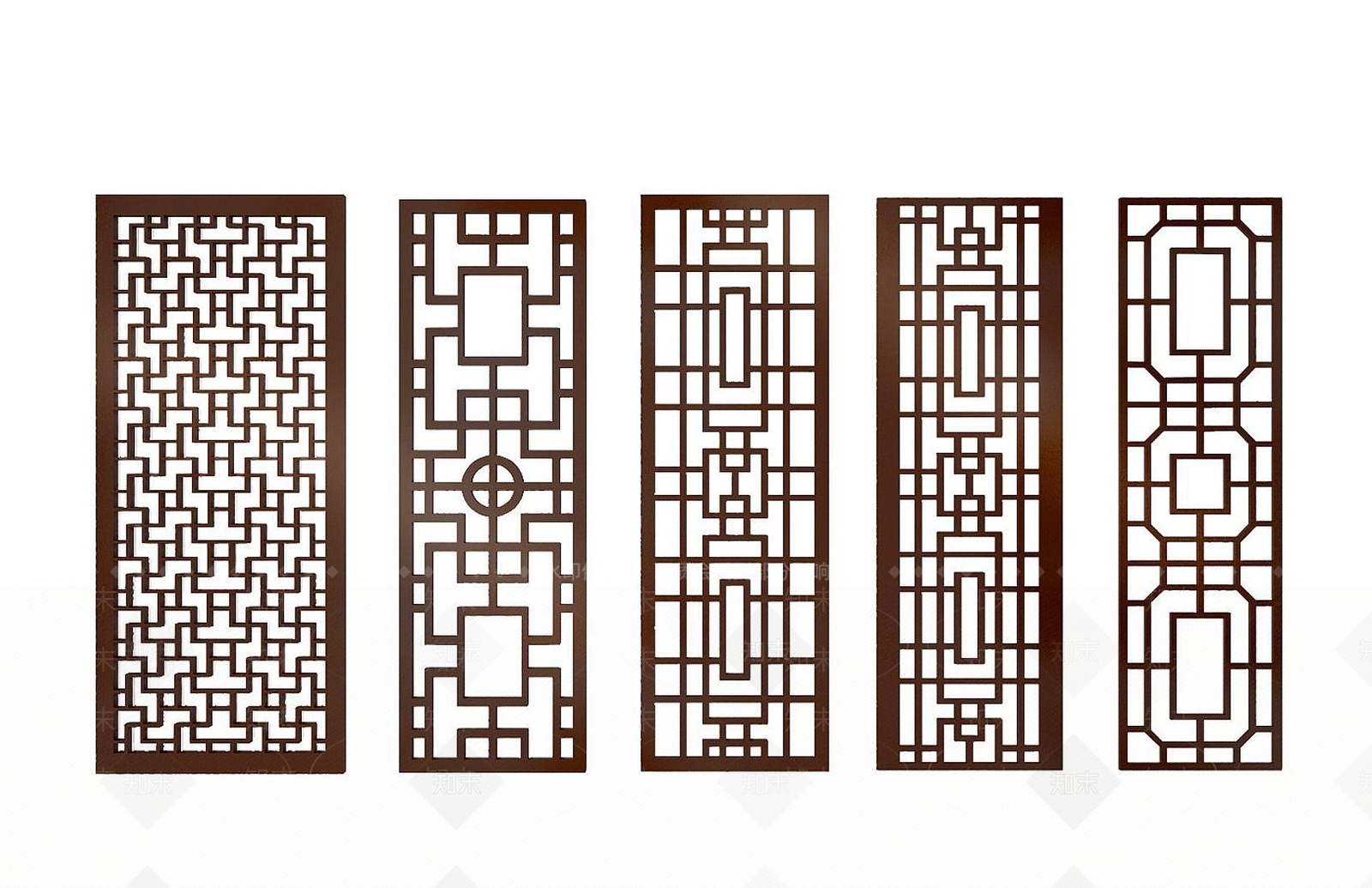 新中式花格3D模型下载【ID:1192512244】