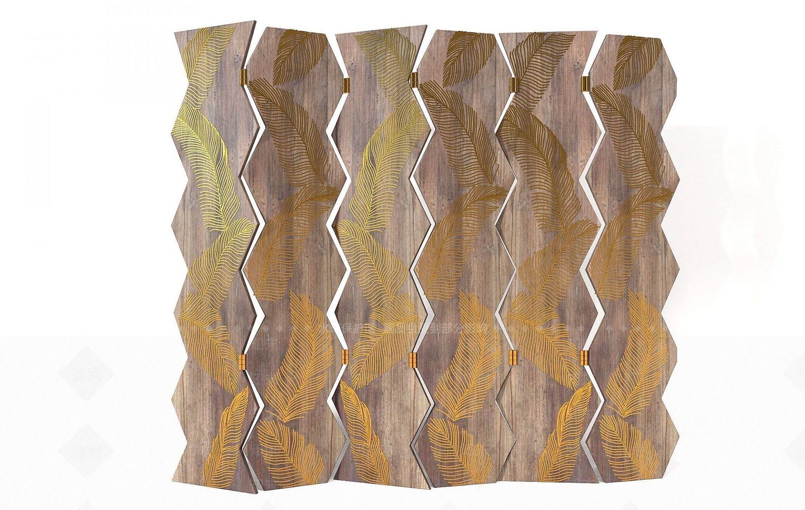 新中式装饰屏风3D模型下载【ID:1192512640】