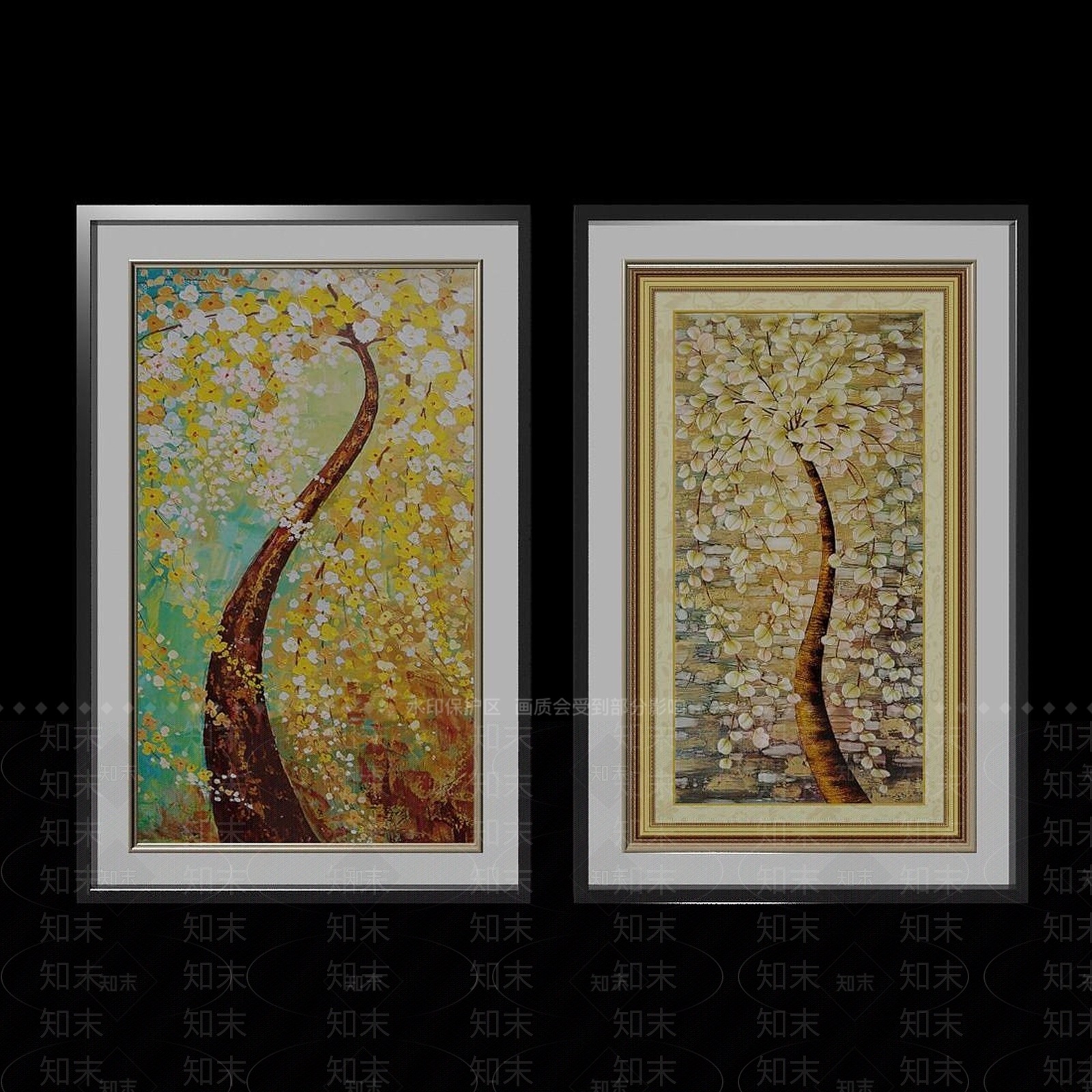 现代中国风国画典雅文化艺术3D模型下载【ID:1192513716】