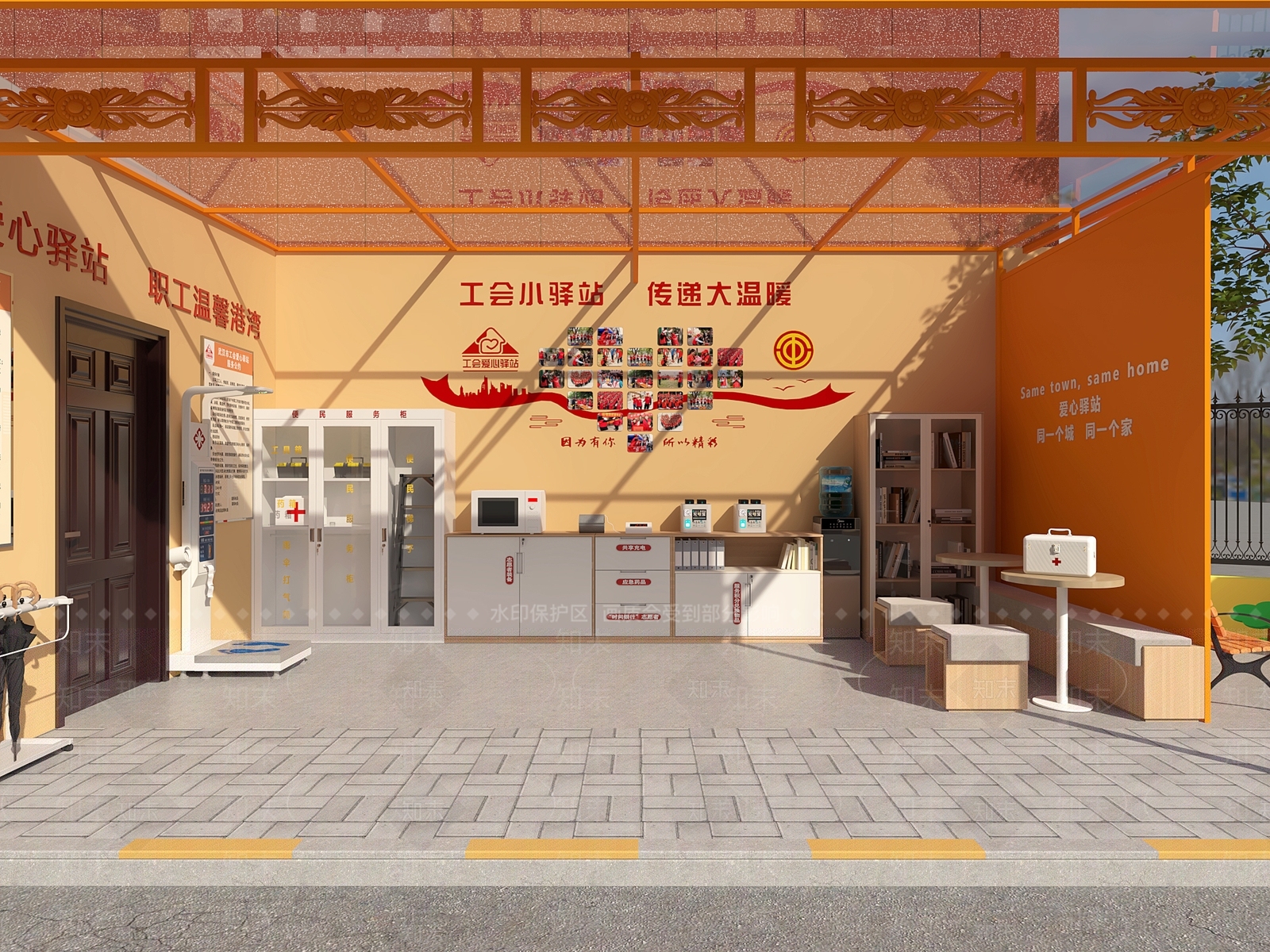 现代其他公共空间3D模型下载【ID:1192514113】