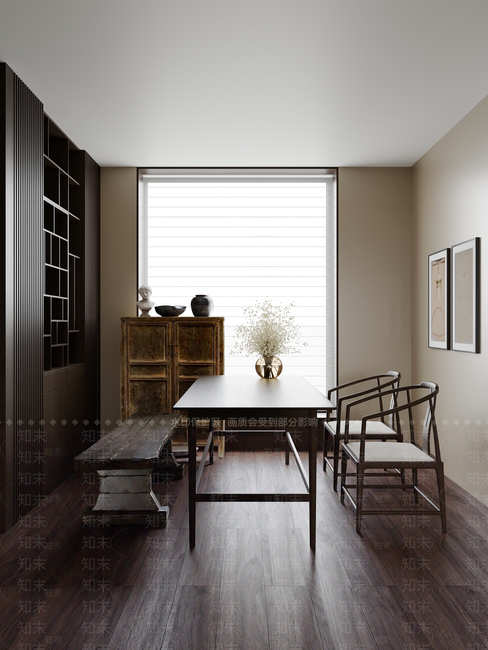 现代茶室3D模型下载【ID:1192515862】
