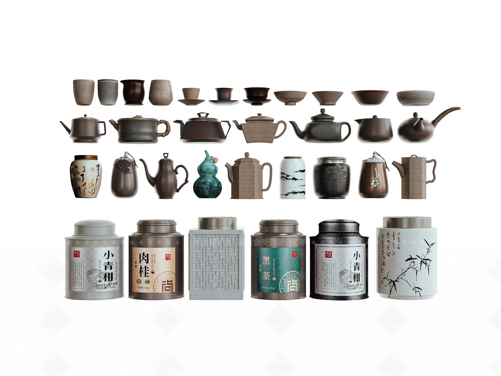 茶具SU模型下载【ID:1192517206】