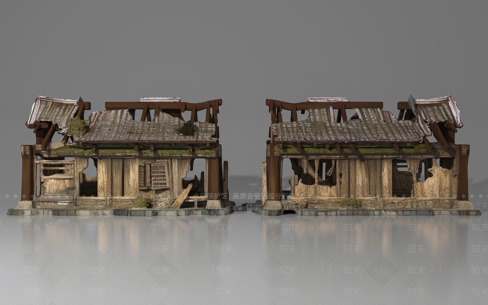 现代古建3D模型下载【ID:1192517642】