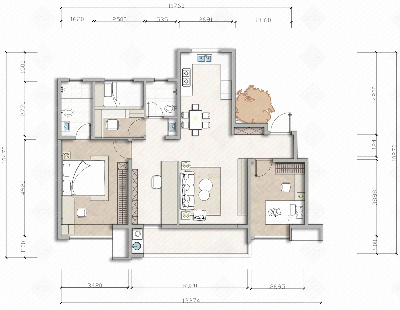现代其它内景贴图下载【ID:1192518396】