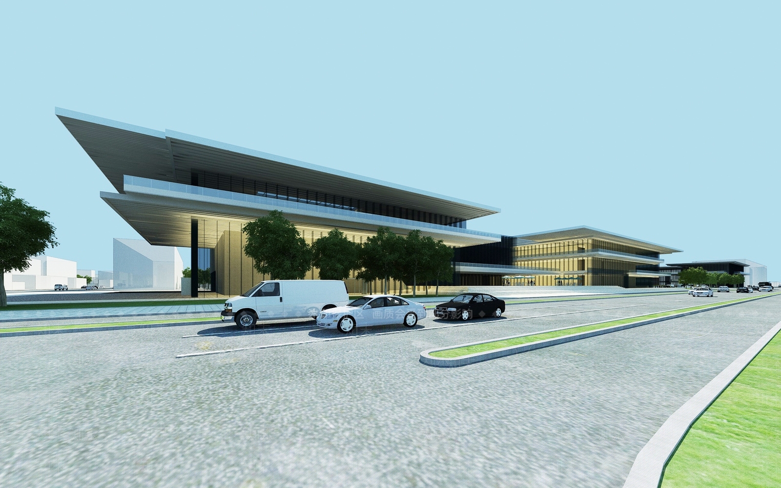 现代其他公共建筑3D模型下载【ID:1192519226】