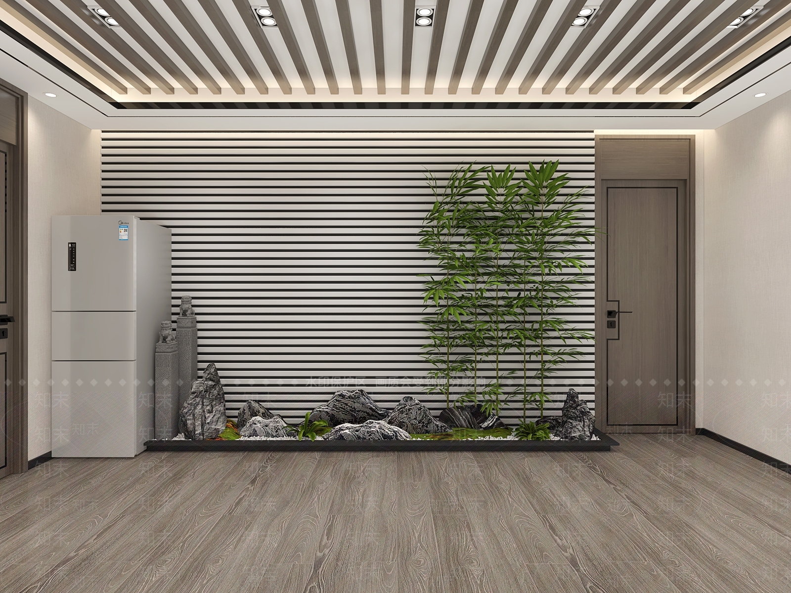 新中式中餐厅3D模型下载【ID:1192519328】