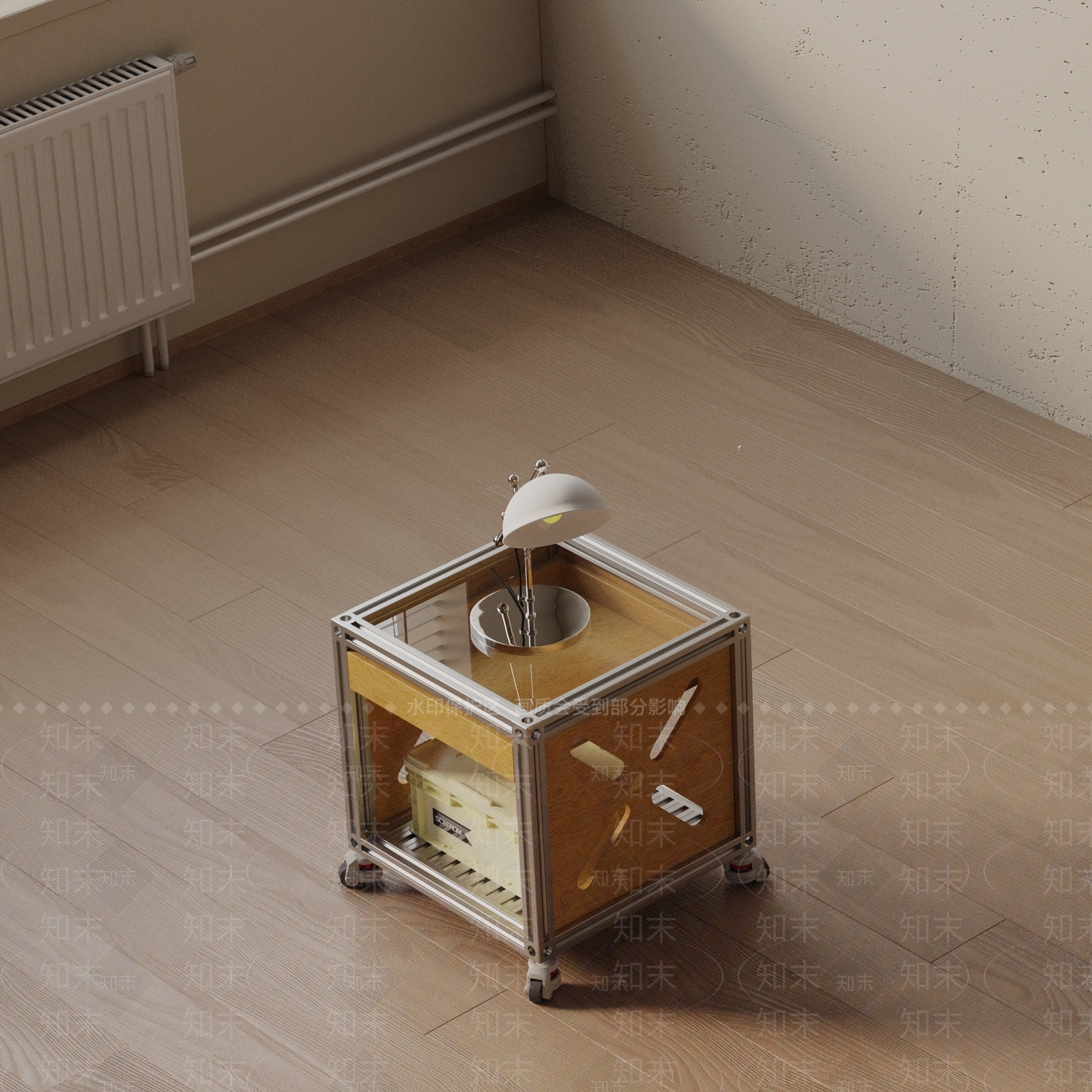 现代床头柜3D模型下载【ID:1192520119】