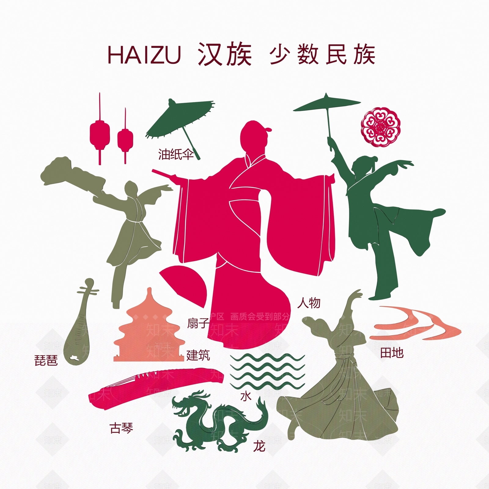 新中式挂件SU模型下载【ID:1192524833】