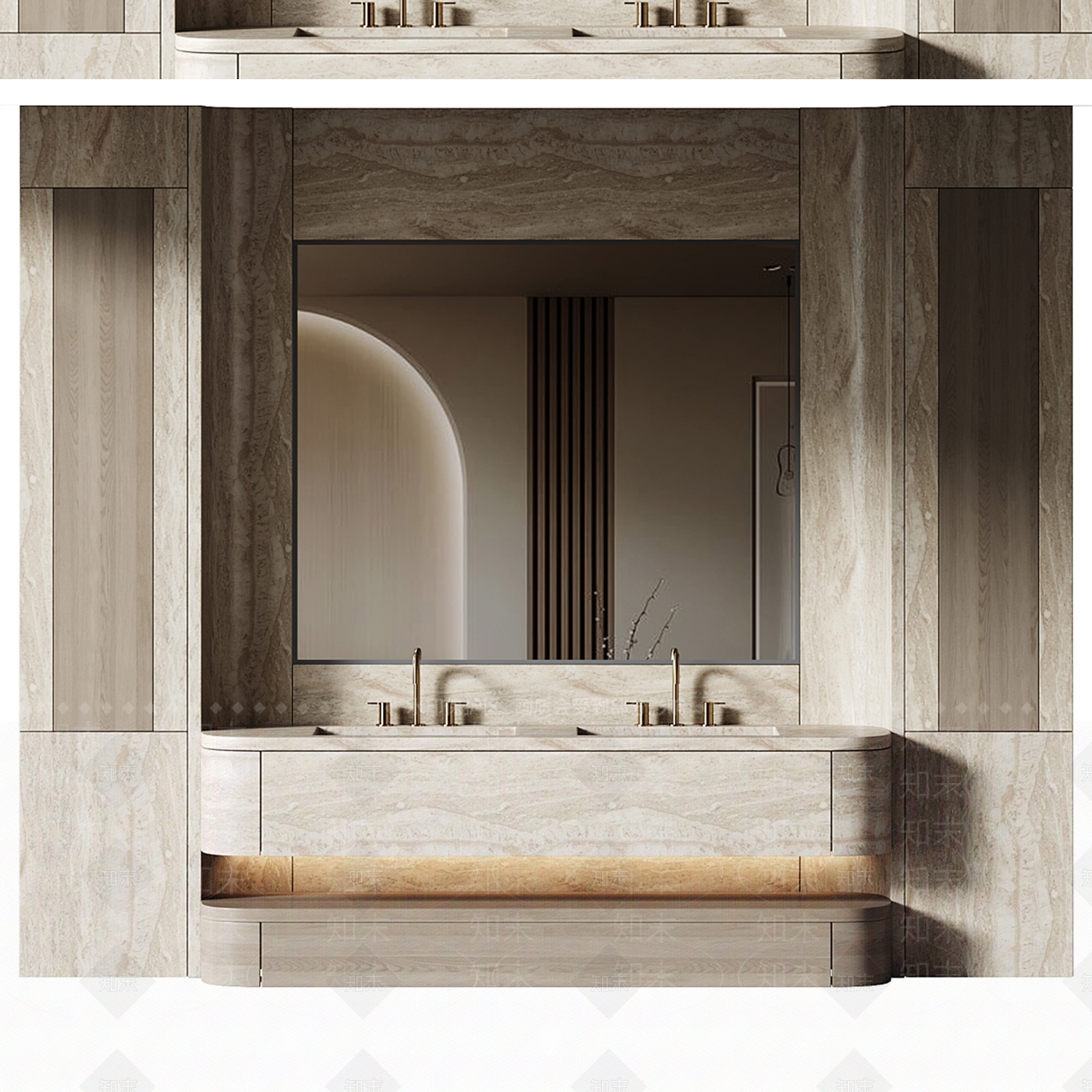 洗手台SU模型下载【ID:1192524929】