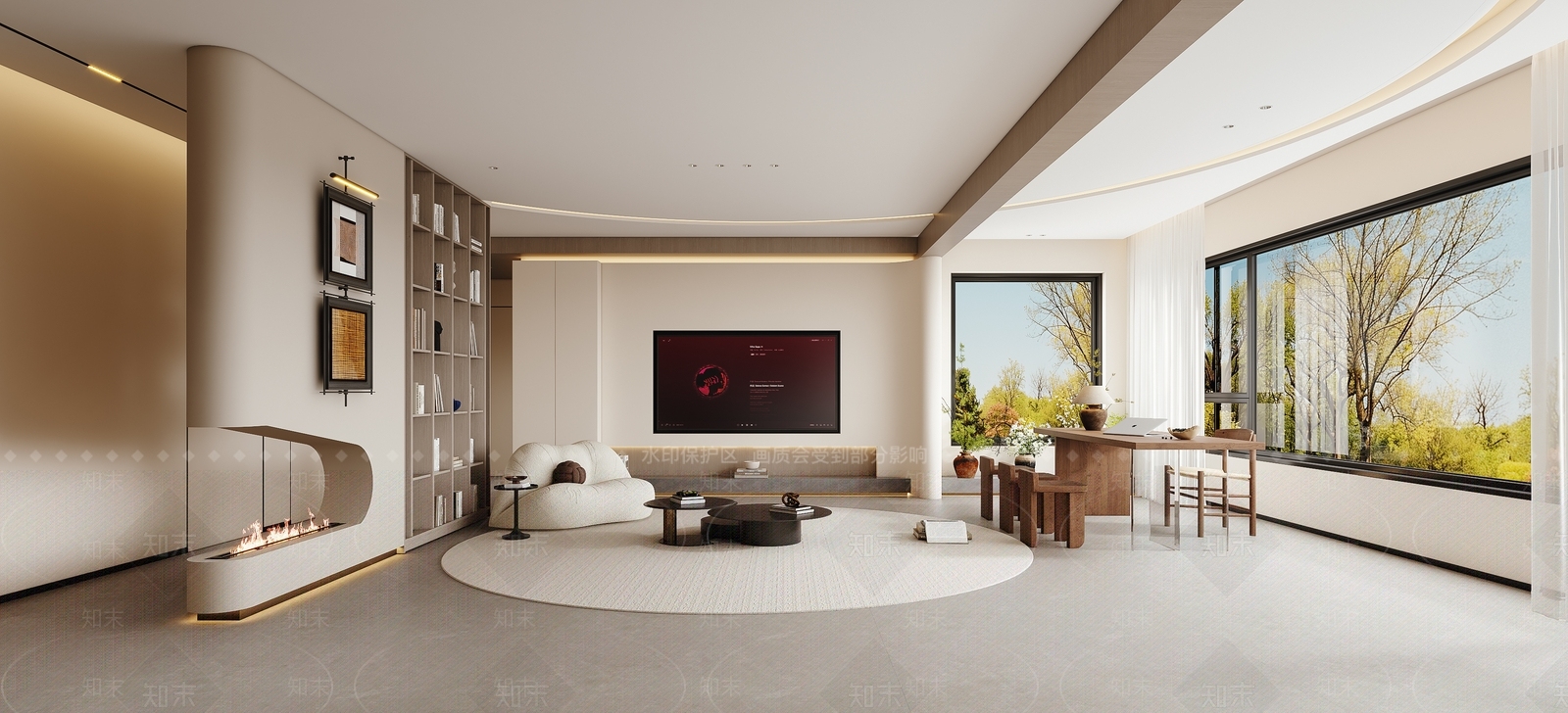 现代客餐厅3D模型下载【ID:1215114564】