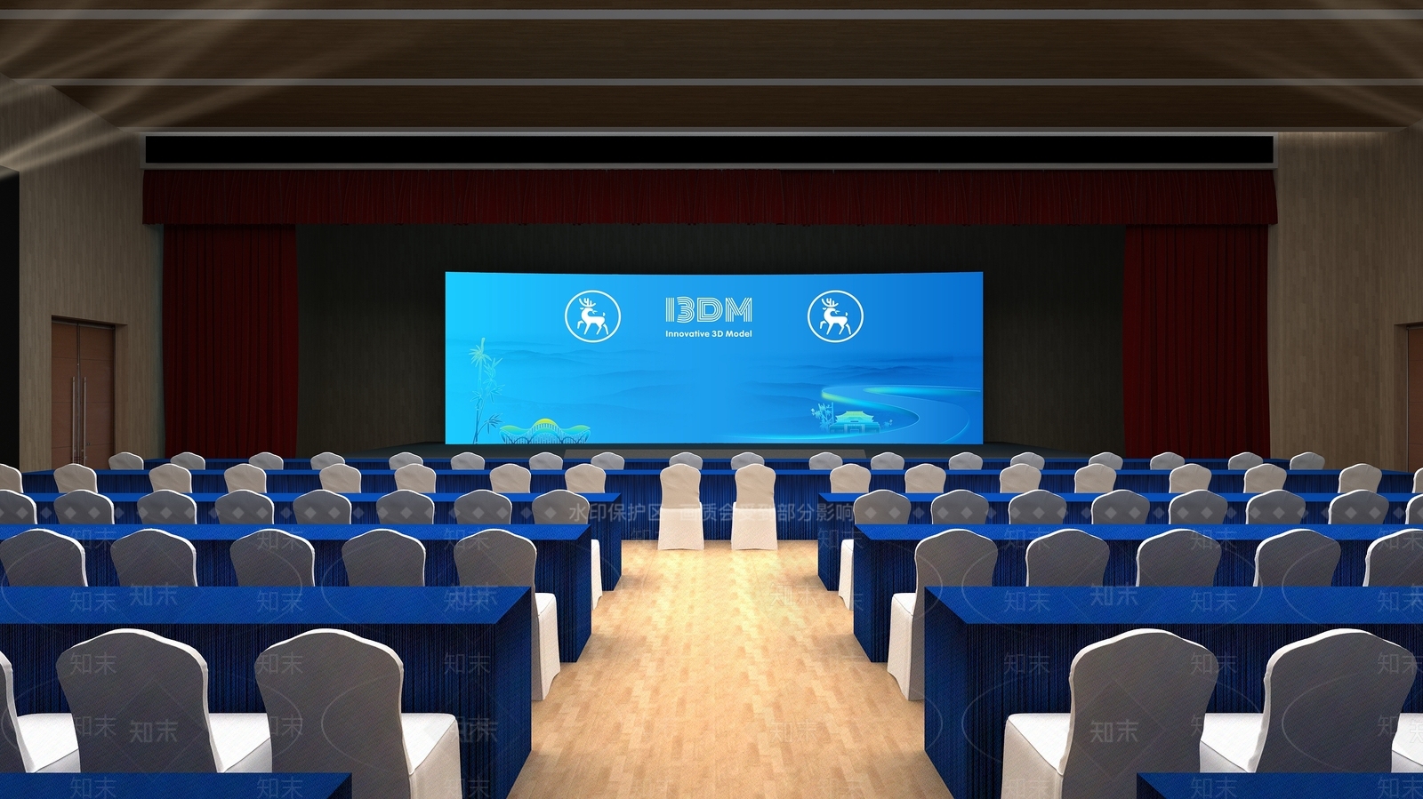 现代舞台3D模型下载【ID:1192527465】