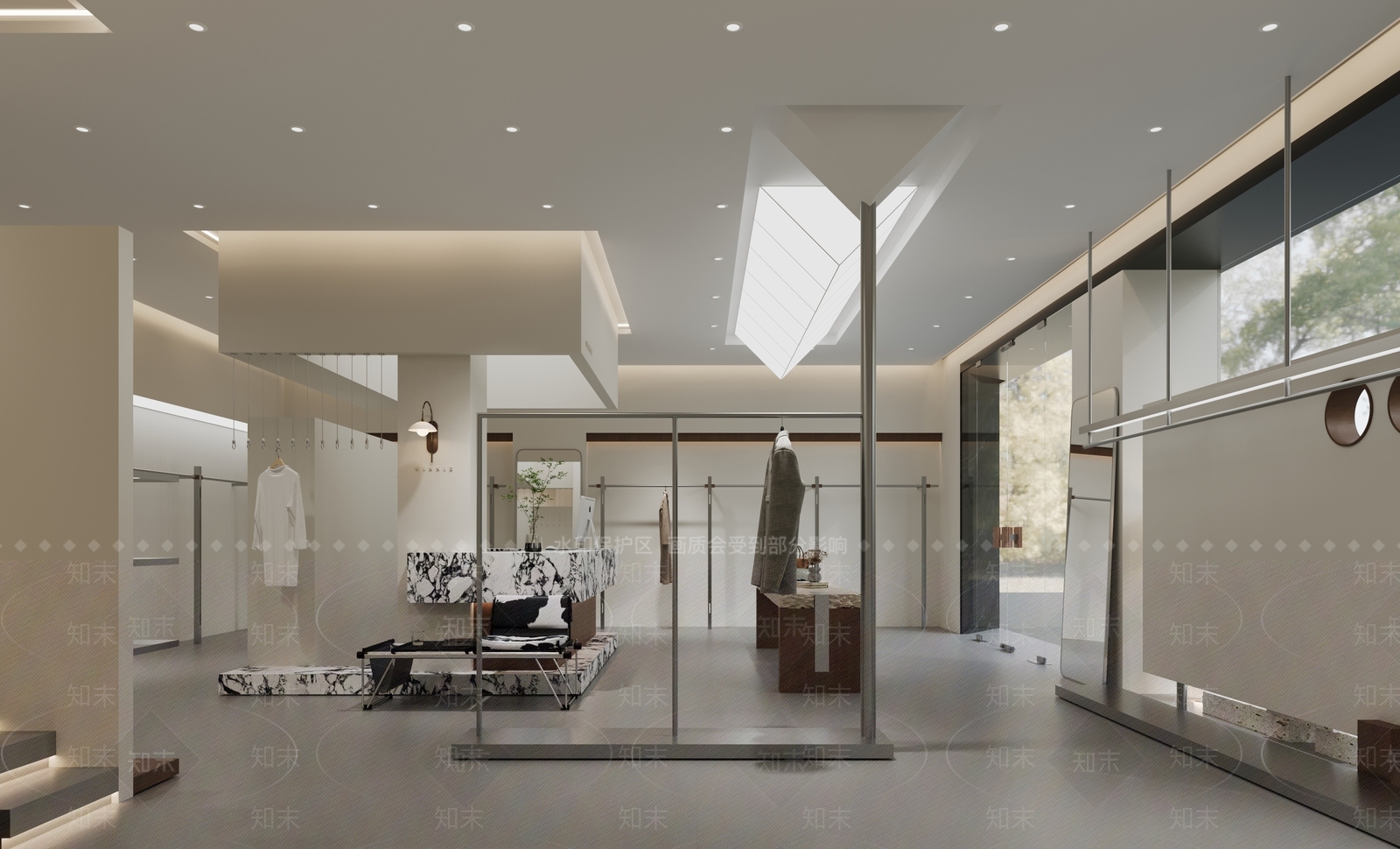 现代服装店3D模型下载【ID:1192532051】