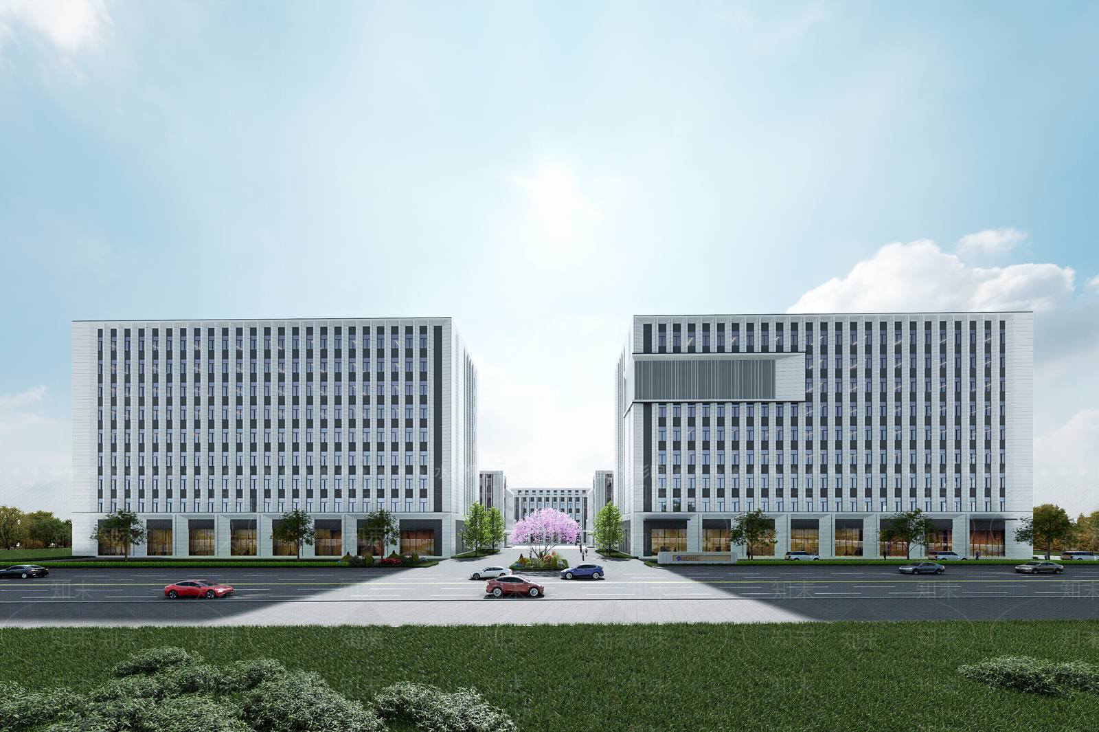 现代厂房SU模型下载【ID:1192532623】