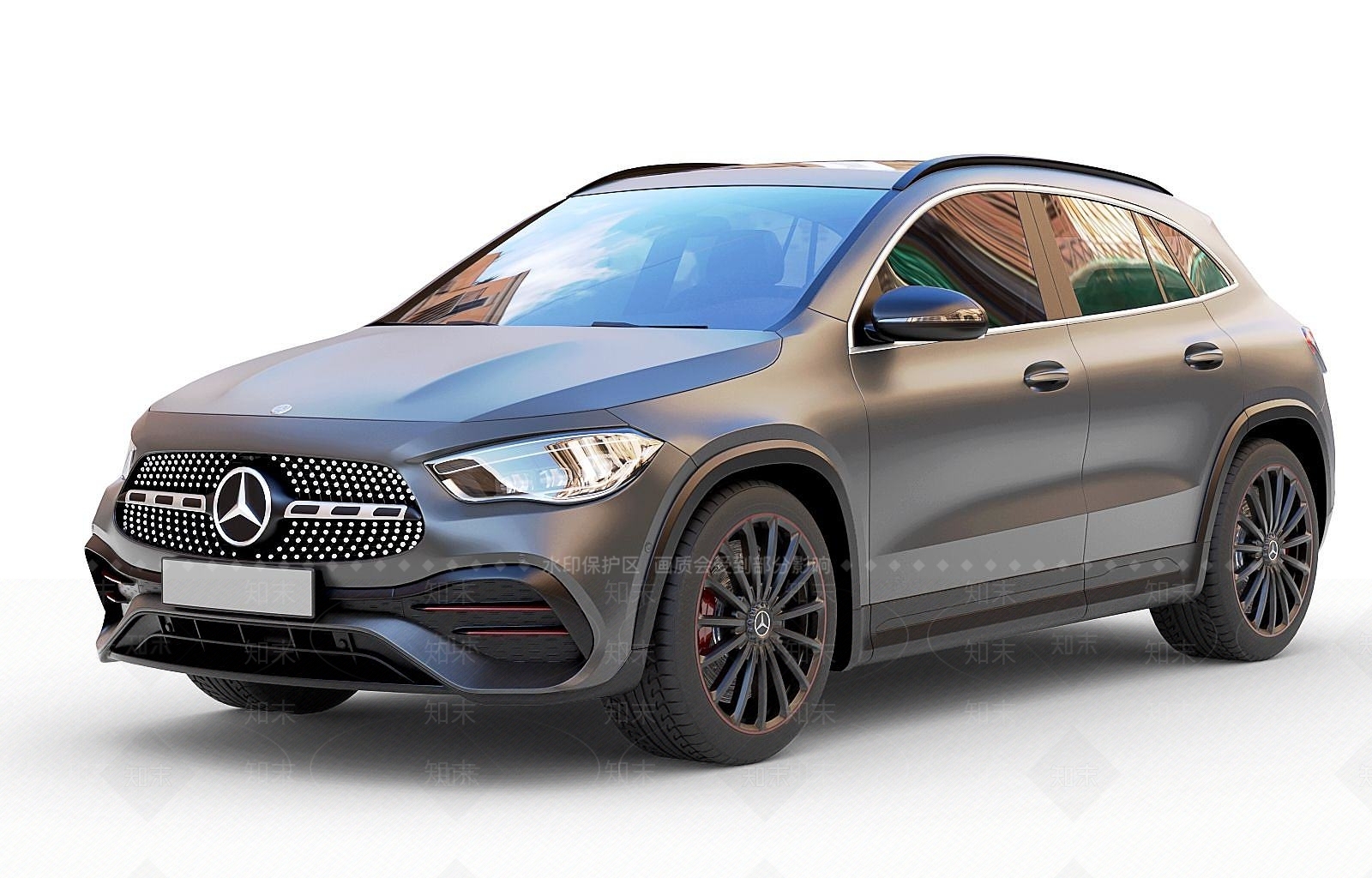 现代奔驰GLA汽车3D模型下载【ID:1194199939】