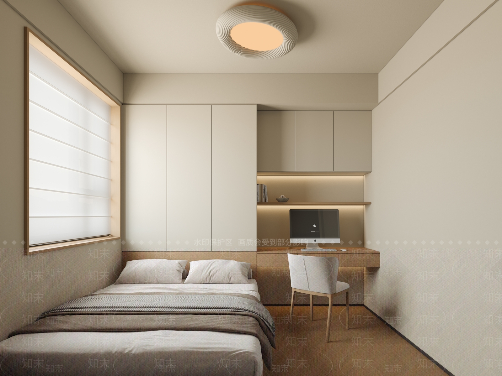 现代家居卧室3D模型下载【ID:1192545205】