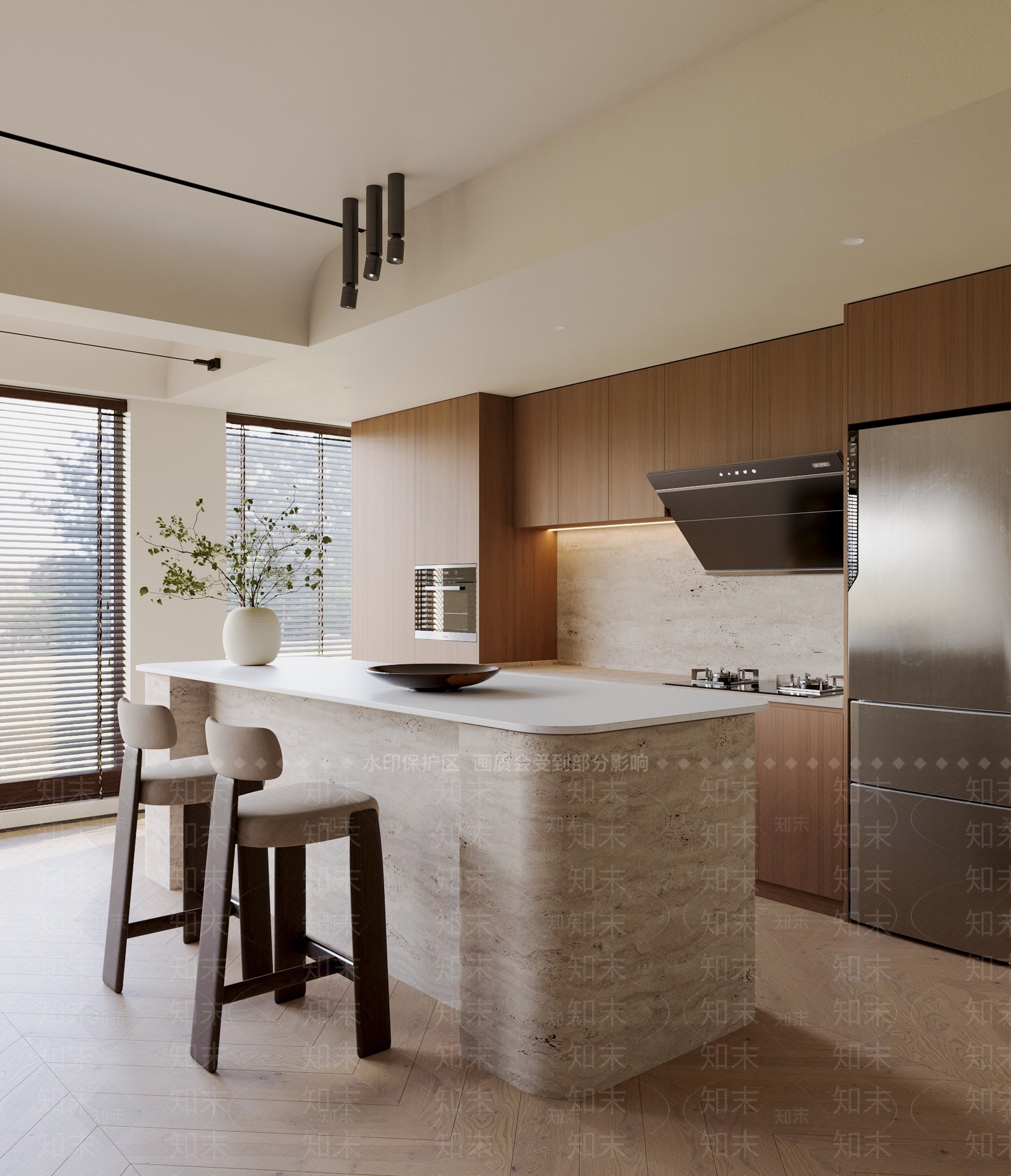 意式奶油家居餐厅3D模型下载【ID:1192546628】