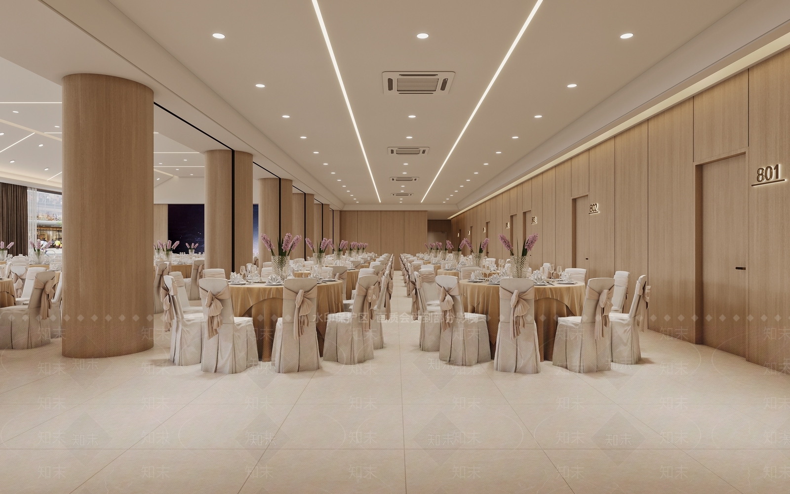 现代简约其他餐饮空间3D模型下载【ID:1192549919】