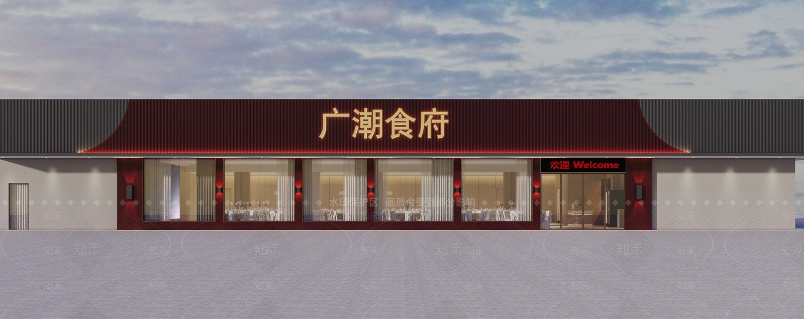 现代新中式其他建筑外观3D模型下载【ID:1192550376】