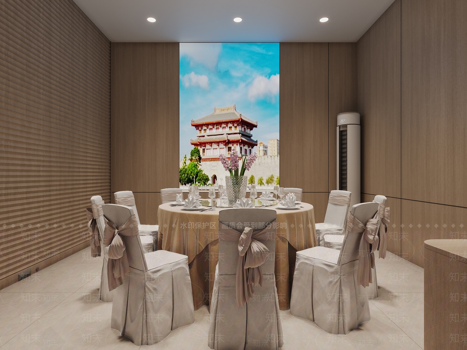 现代简约包厢3D模型下载【ID:1192550582】