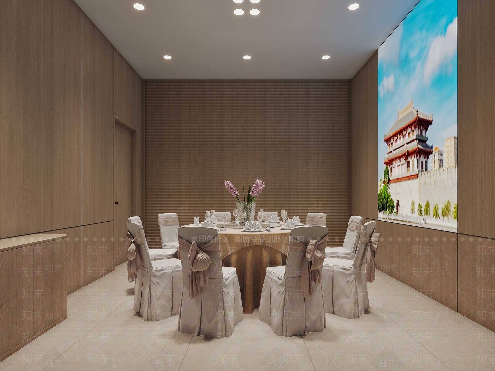 现代简约包厢3D模型下载【ID:1192550582】