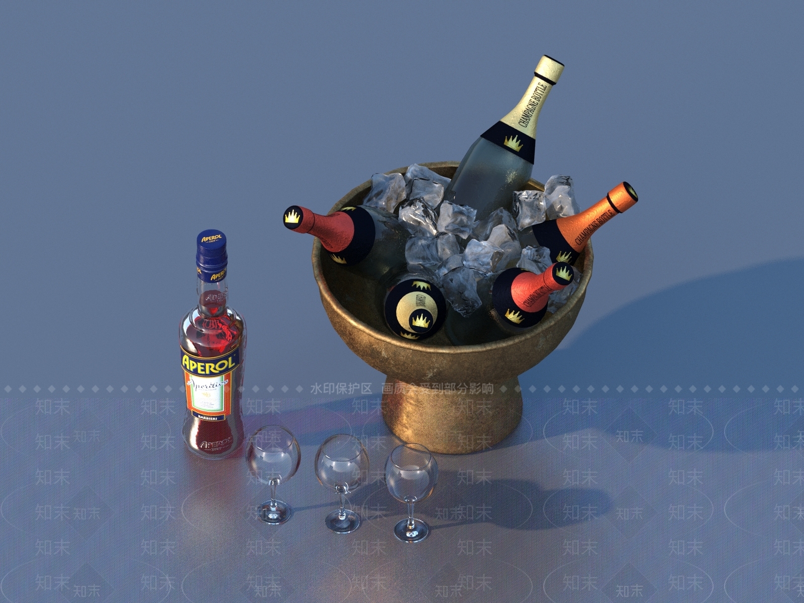 厨房用品3D模型下载【ID:1192563110】