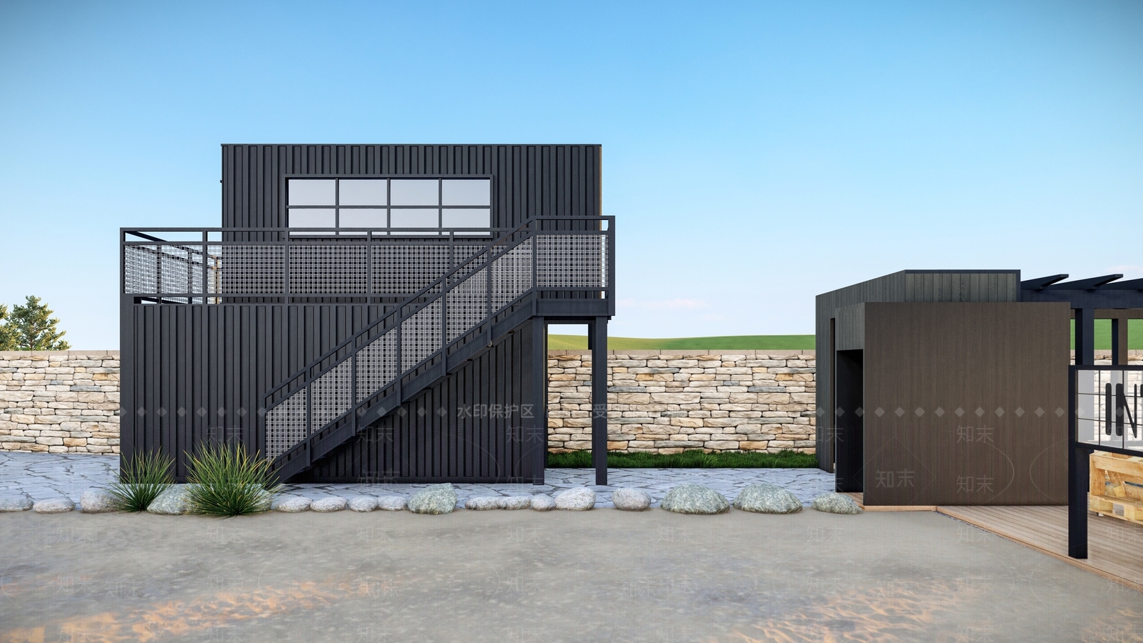 现代其他公共建筑SU模型下载【ID:1192566716】