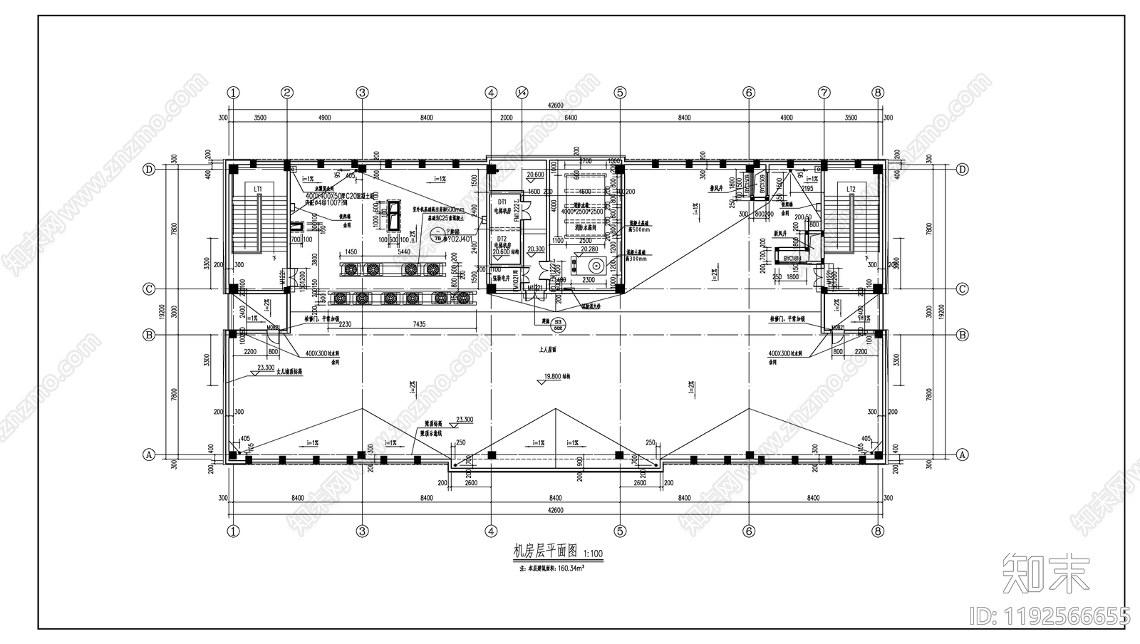 现代学校建筑cad施工图下载【ID:1192566655】