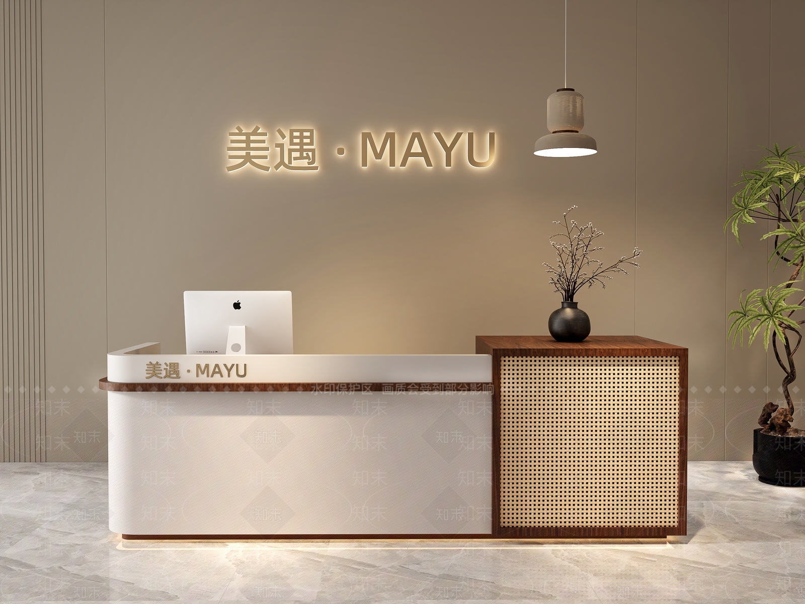 现代中古前台SU模型下载【ID:1192569818】