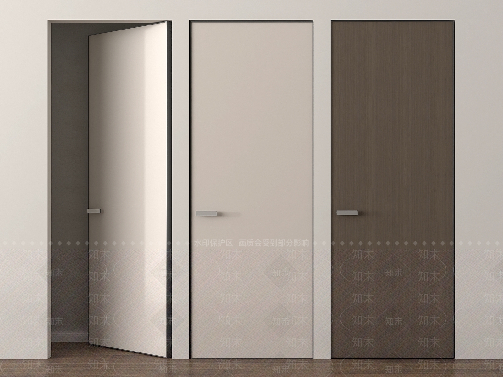 现代单开门3D模型下载【ID:1192576531】