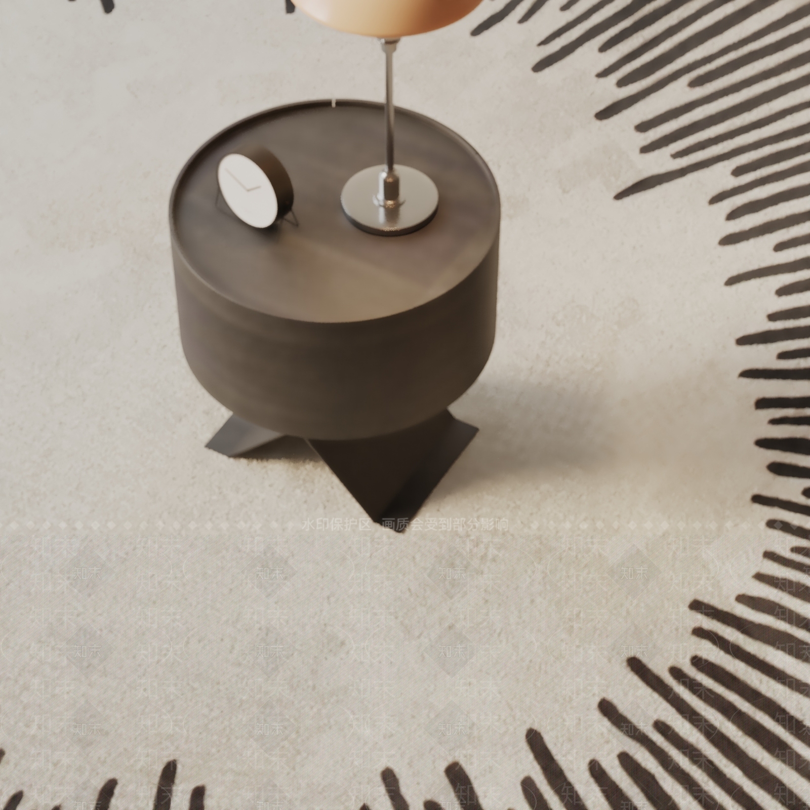 现代床头柜3D模型下载【ID:1192578255】