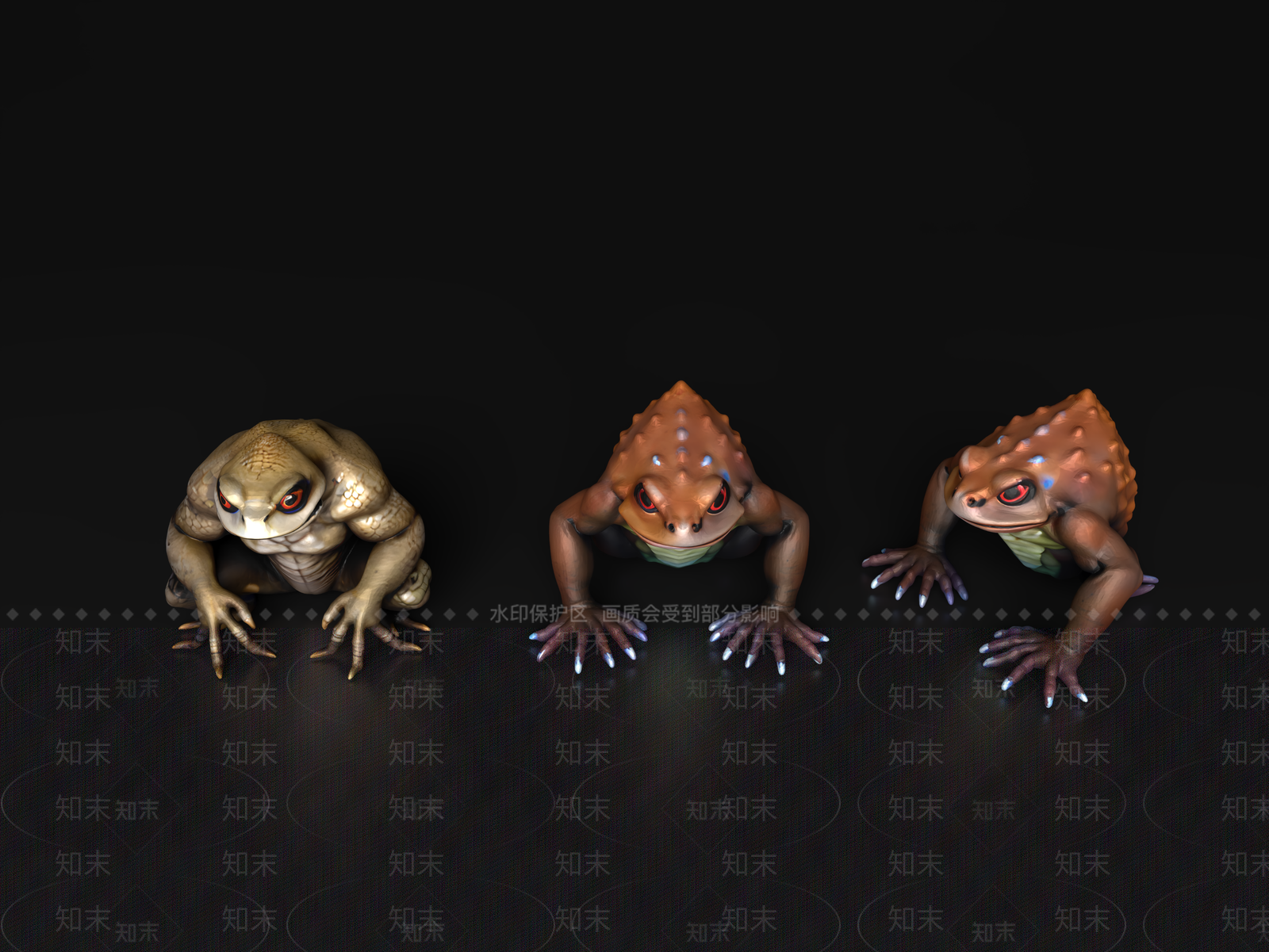 水生类动物3D模型下载【ID:1192579018】