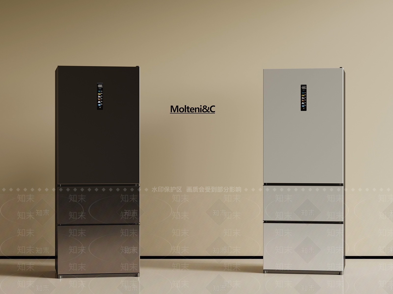 冰箱SU模型下载【ID:1192581444】