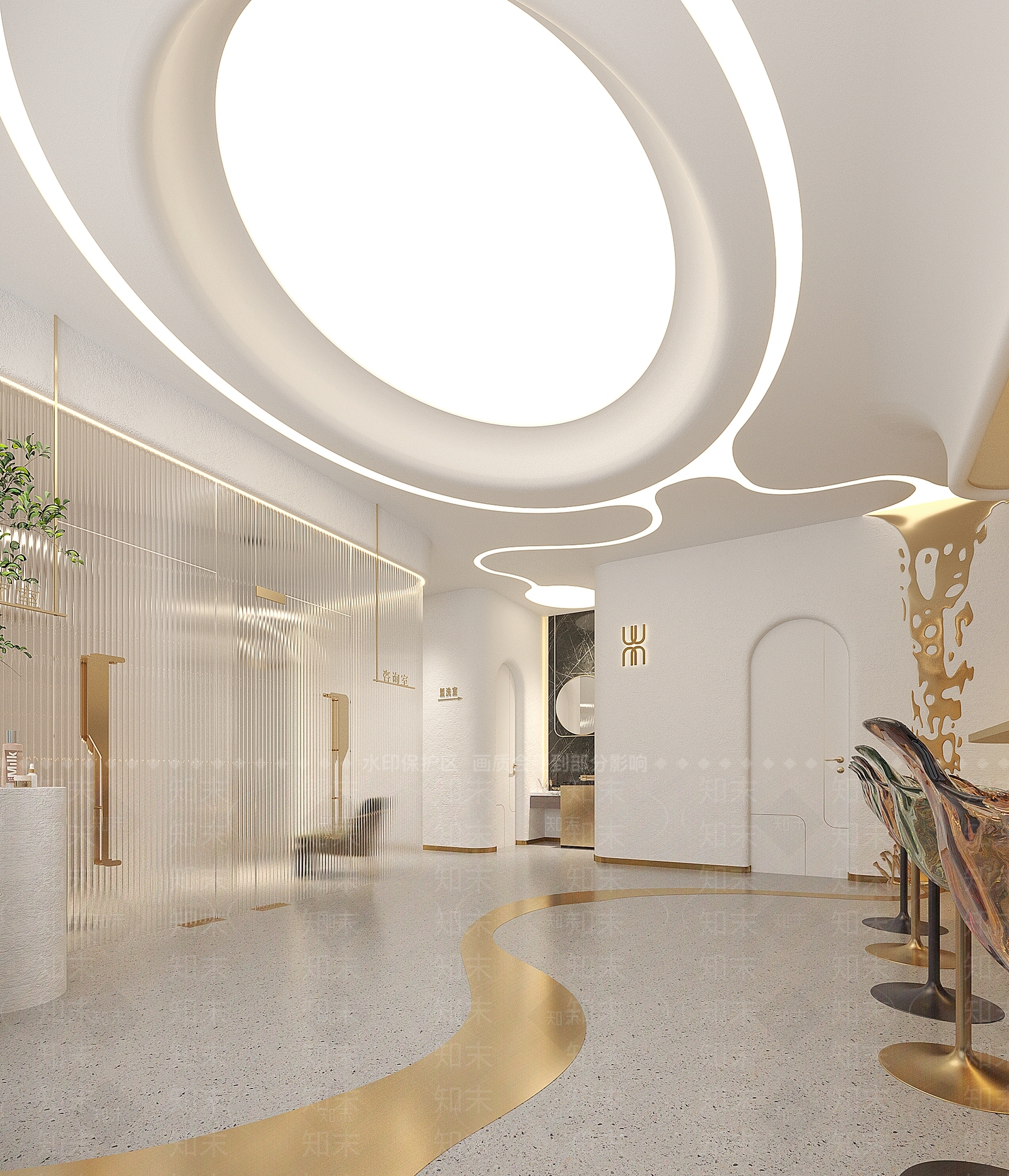 现代美容院3D模型下载【ID:1192583834】