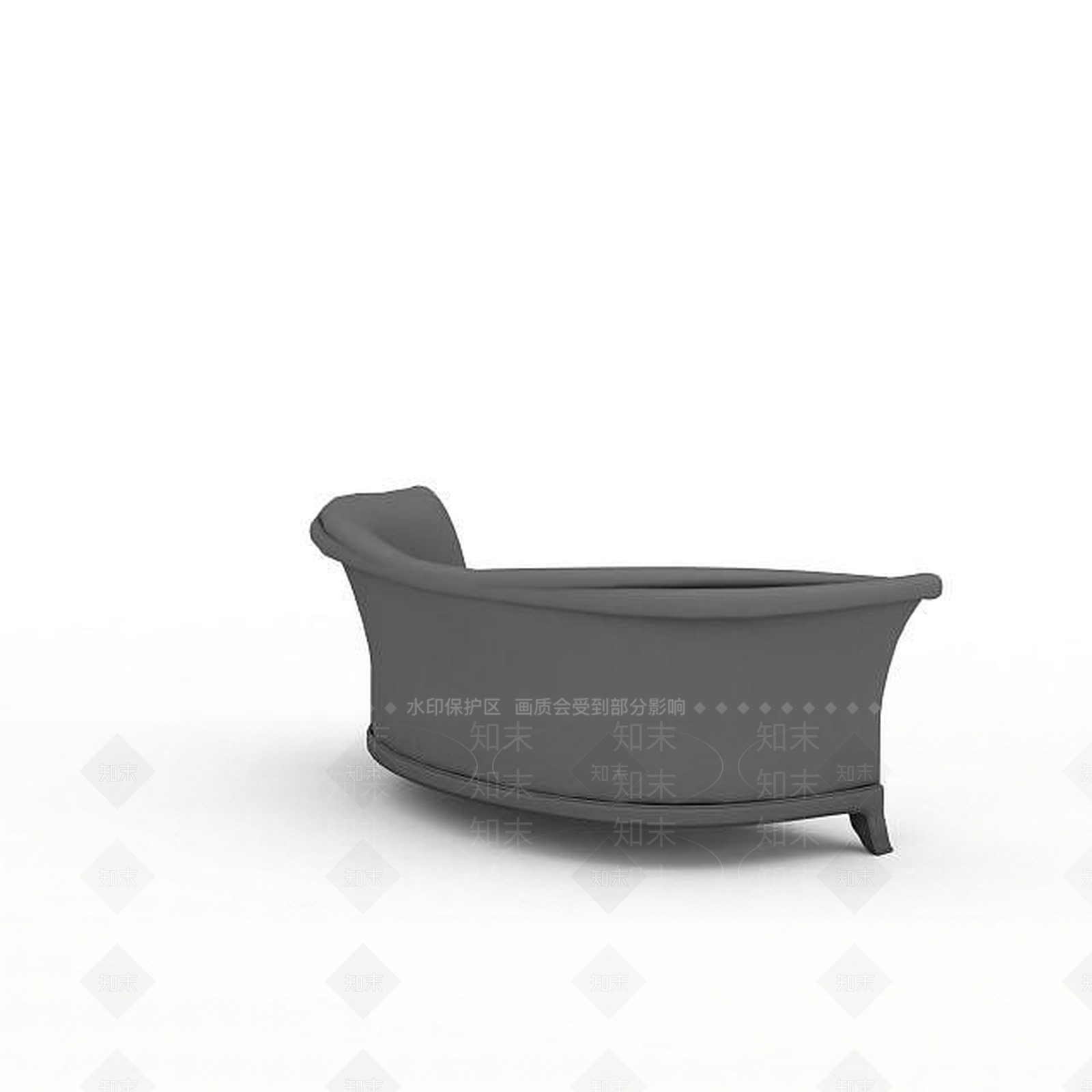 现代双人沙发3D模型下载【ID:1199323703】