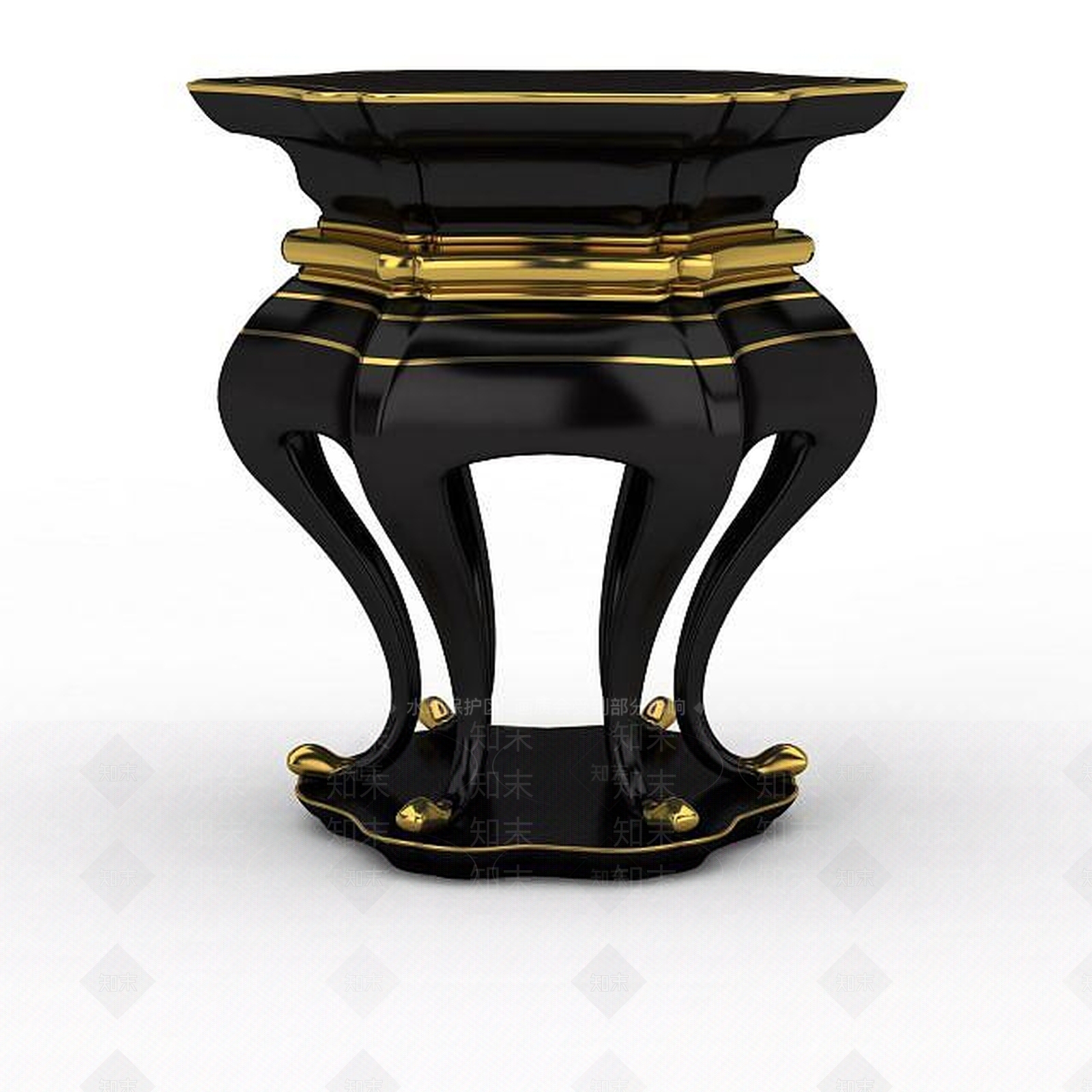 现代其他凳子3D模型下载【ID:1199315448】
