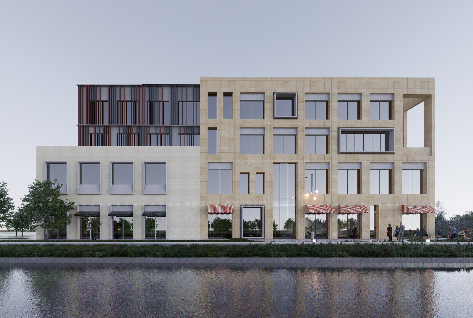 现代其他商业建筑SU模型下载【ID:1192595963】