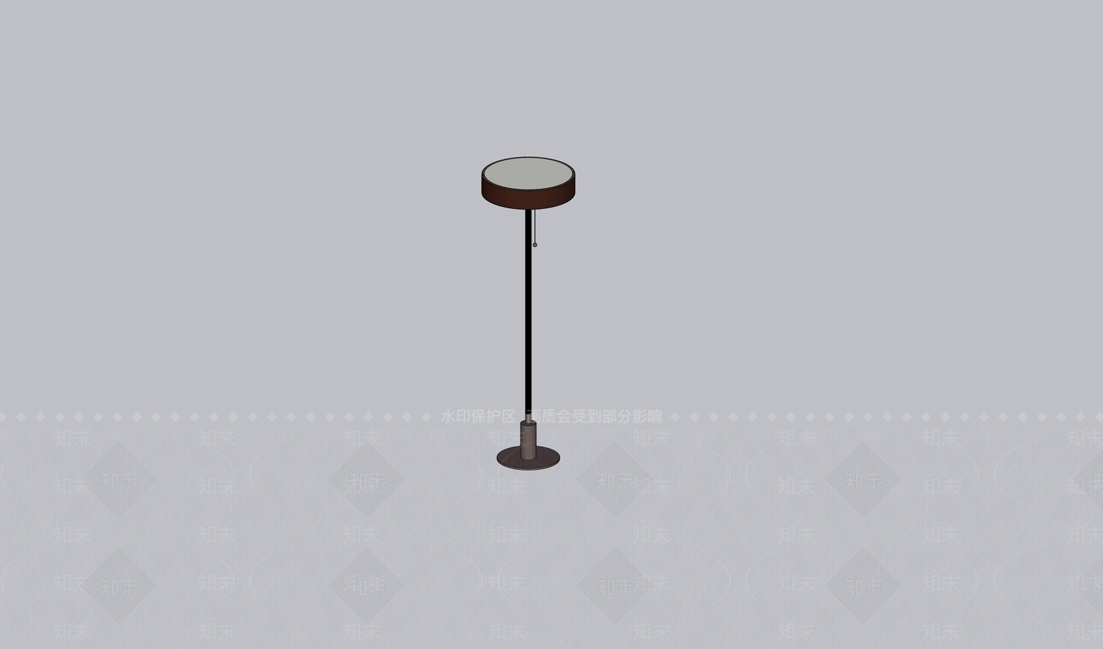 现代北欧落地灯SU模型下载【ID:1192604561】