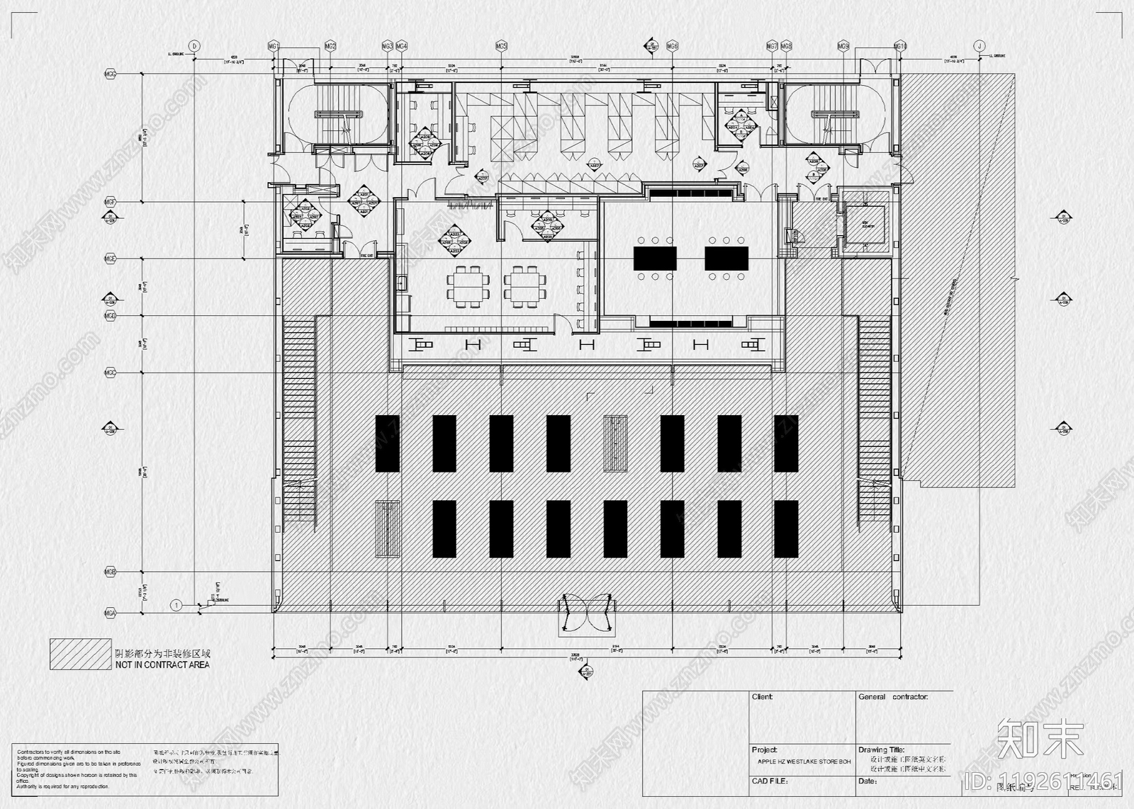 现代其他商业空间cad施工图下载【ID:1192611461】