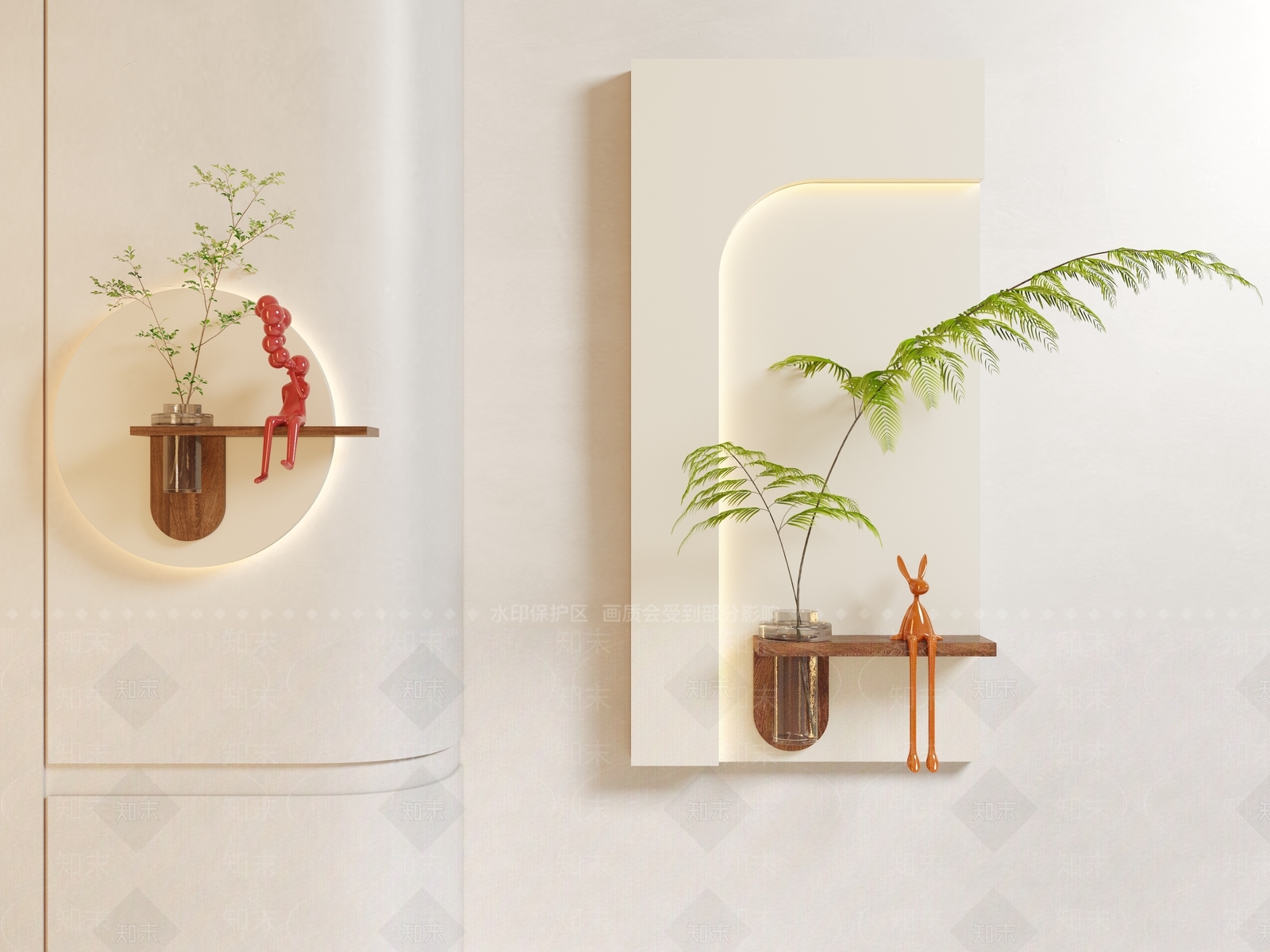 现代挂件3D模型下载【ID:1192611893】