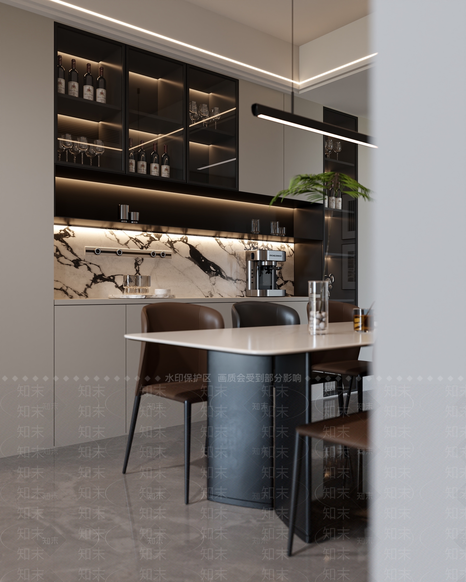 家居餐厅3D模型精品下载_3dmax模型_知末网