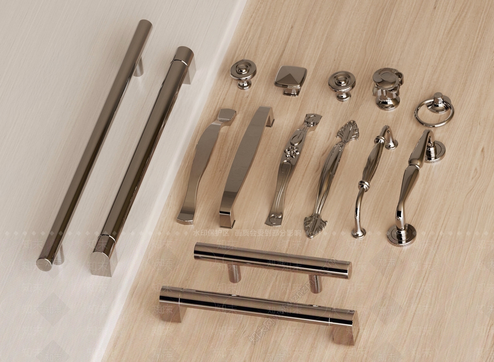 现代拉手3D模型下载【ID:1192620820】